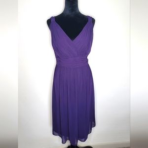 Donna Morgan Purple Wedding Dress